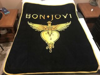 Bon Jovi Official Circle Tour Concert Stadium Thick Soft Fleece Throw Blanket