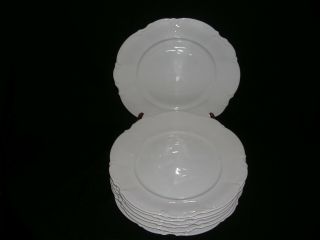 Set Of 6 Dinner Plates - Hutschenreuther Sylvia Selb Bavaria Germany 10.  25 "