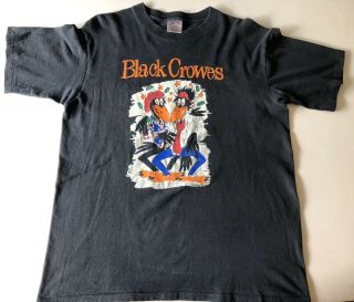 Vintage Black Crowes 1990 Heckle & Jeckle Promo T Shirt 2