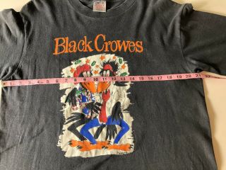 Vintage Black Crowes 1990 Heckle & Jeckle Promo T Shirt 4