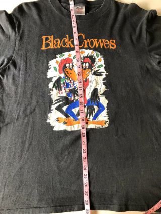 Vintage Black Crowes 1990 Heckle & Jeckle Promo T Shirt 5