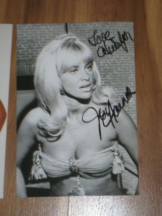 Joy Harmon Signed 4x6 Sexy Bikini Photo Autograph
