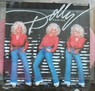 Dolly Parton Here You Come Again Promo Poster 1977 Rca Records