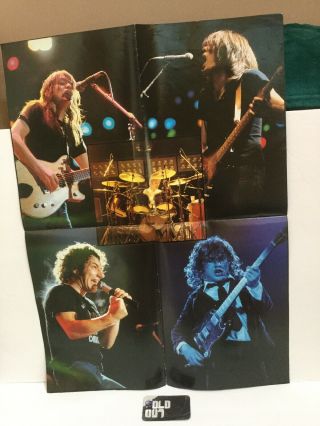 AC/DC For Those About To Rock Tour Program We Salute You Concert Poster Vintage 4