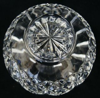 Vintage Waterford Crystal Round Rose Bowl Vase LISMORE 6 