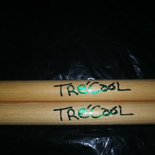 Green Day Band Tre Cool Signature Drum Sticks Concert Stage Tour Drumsticks