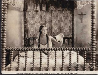 Dolores Del Rio In Bed Closeup From Ramona 1928 Vintage Movie Photo 38283