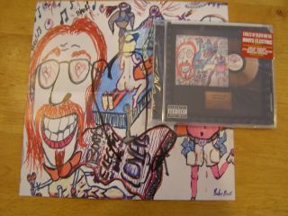 Eagles Of Death Metal Eodm Signed Boots Electr Autographed Cd 2019 Jesse Hughes