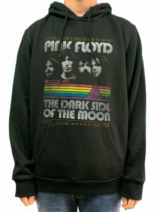 Pink Floyd Hoodie Group Dark Side Of The Moon Unisex Official Various