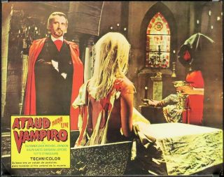 L393 Lust For A Vampire,  Mexican Lobby Card 
