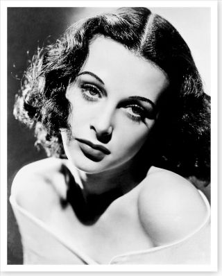 Movie Star Actress Hedy Lamarr Celebrity Silver Halide Publicity Photo
