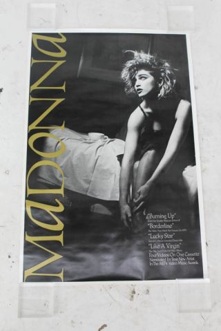 Madonna Vintage Ad Promo Pin - Up 1980 
