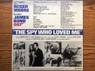 THE SPY WHO LOVED ME/ROGER MOORE/JAMES BOND/007 RECORD ITEM 2068 - 25 2