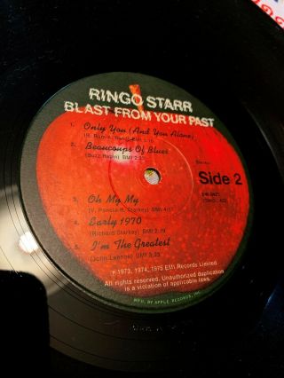 Beatles - Ringo Album in Shrink w/rare cover sticker 5
