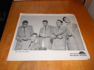 Five Dollars 8x10 Promo Photo Detroit Fortune Records 1950 