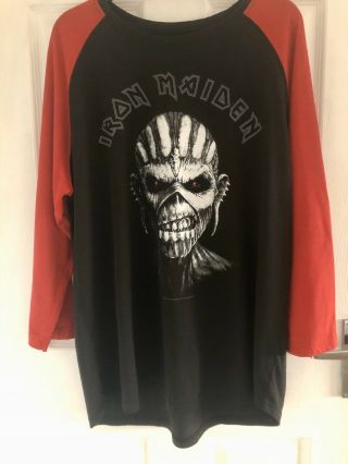 Iron Maiden: Official ‘the Book Of Souls’ 2017 Tour Long L Women’s Event Shirt