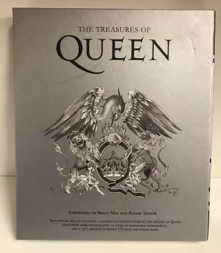 Queen - The Treasures Of Queen Hardcover Book And Memorabilia : Fast & P&p
