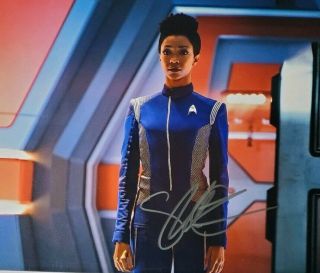 Sonequa Martin - Green Star Trek: Discovery - Hand Signed 8x10 Photo W/ Holo