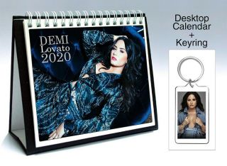 Demi Lovato 2020 Desktop Holiday Calendar,  Keyring