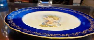 Hand Painted Charles Martin Limoges 9 1/4 