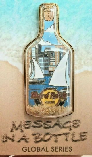 2019 Hard Rock Cafe Boston Message In A Bottle Global Series Le Pin