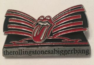 Vintage 2006 The Rolling Stones A Bigger Bang Enamel Pin - Pinback