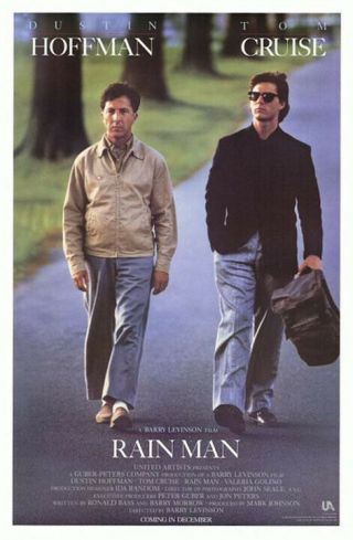 Rain Man (1988) Movie Poster - Single - Sided - Rolled