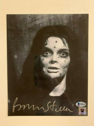 Barbara Steele Signed Black Sunday 8x10 Photo Scream Queen Auto Bas Psa Jsa