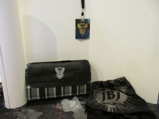 Jbj Jon Bon Jovi Backstage Fan Club Welcome Kit Xxxl T - Shirt Blanket Pin Poster