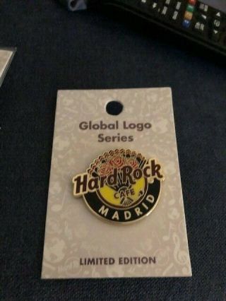Hard Rock Cafe Madrid Global Logo Series Pin