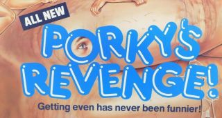 Porky ' s Revenge 1985 Single Sided Movie Poster Dan Monahan Wendy Feigh 3
