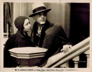 Sylvia Sidney & Phillips Holmes An American Tragedy 1931 8x10 Still