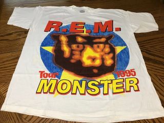 Rem Teeshirt 1995 World Tour Sz Xl