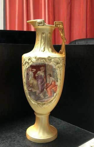 Antique Royal Wettina Vase,  Made In Austria