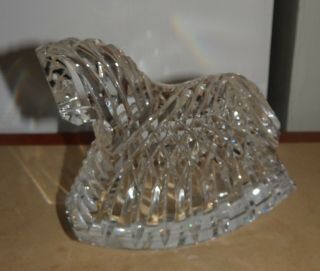 Gorgeous Waterford Crystal Rocking Horse Baby 