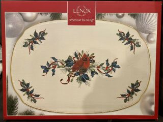 Lenox Winter Greetings Oblong Platter