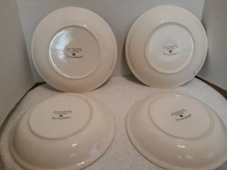 Set Of Four (4) Williams - Sonoma ‘Heirloom Tomatoes’ Pasta Soup Bowls VTG 9 1/2” 6