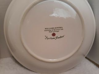 Set Of Four (4) Williams - Sonoma ‘Heirloom Tomatoes’ Pasta Soup Bowls VTG 9 1/2” 7