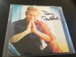 Autographed/signed The Eagles Don Felder Cd Insert - Only Signature Hotel Californ