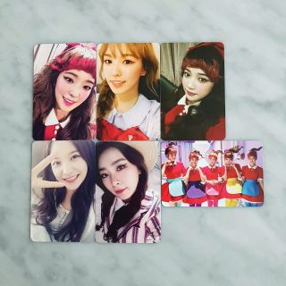 Red Velvet 1st Album The Red Official Photocard Kpop