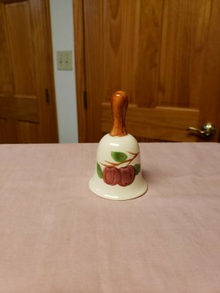 Vintage Franciscan Apple 50th Anniversary Bell 1990.  Made In England.  Ex.  Cond.