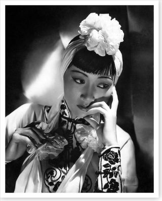 Movie Actress Anna May Wong Dangerous To Know 1938 Silver Halide Photo