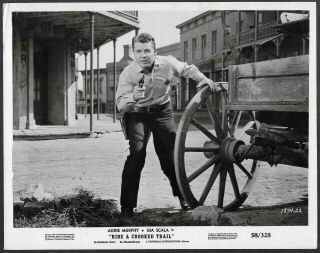Western Audie Murphy 1950s Promo Photo Ride A Crooked Trail