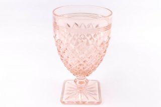 Miss America Pink Wine Glass,  Depression Glass By Anchor Hocking