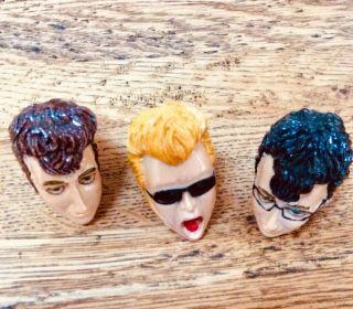 Stray Cats Bobbleheads Set (Heads Only) - 2009 Australian Tour Promotion - RARE 4