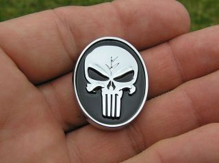 Punisher Skull Lapel Vest Pin Badge Motorcycle Suits Harley Davidson
