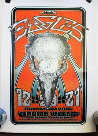 The Eagles / Indian Wells 2005 Concert Poster (signed By Artists)