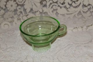 Depression Glass Green Handled Canning Funnel With Handle Kgdy 54