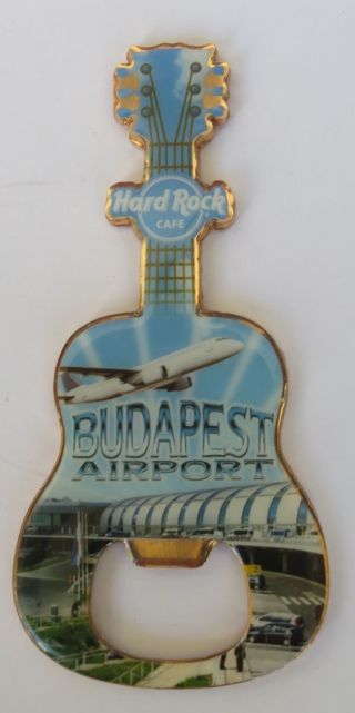 Hard Rock Cafe Budapest Airport Fridge Magnet/bottle Opener