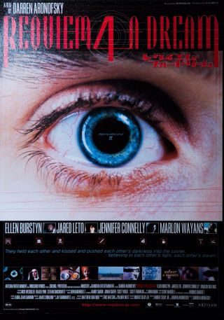 Requiem For A Dream 2000 Jared Leto Japan Mini Movie Poster Chirashi Japan B5